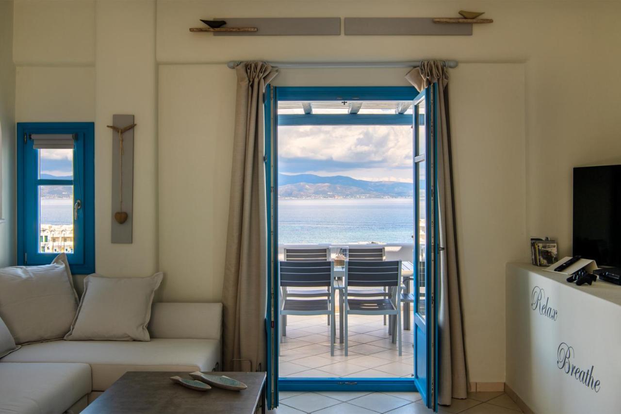 Splash With Amazing Sea Views In Piso Livadi Esterno foto